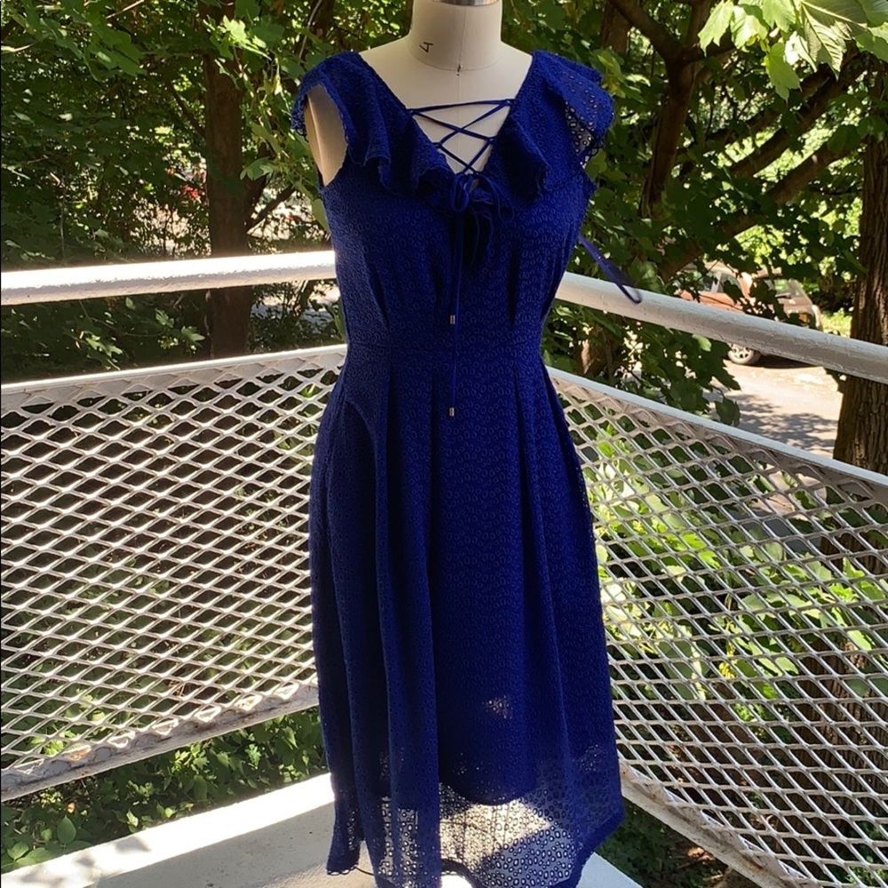Royal blue Karen Miller dress